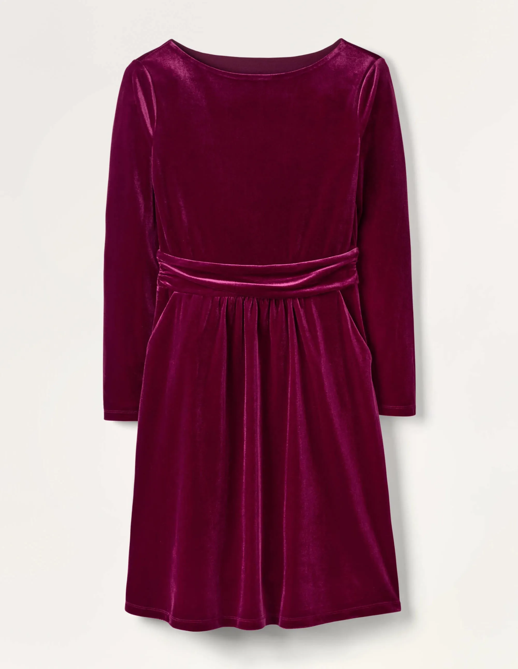 Abigail Velvet Dress-Ruby Ring