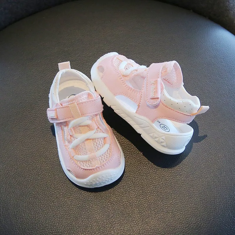 Addison Soft Sole Mesh First Walker Shoes