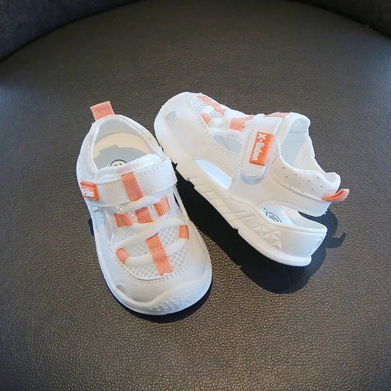 Addison Soft Sole Mesh First Walker Shoes