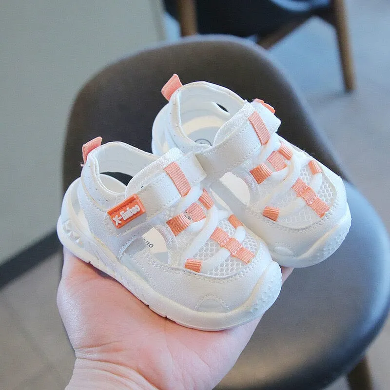 Addison Soft Sole Mesh First Walker Shoes