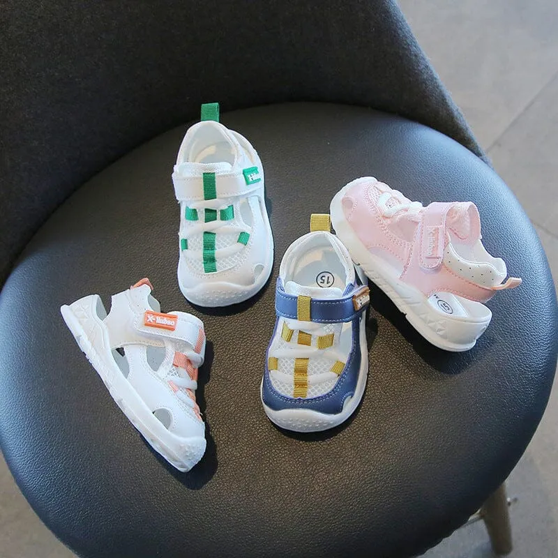 Addison Soft Sole Mesh First Walker Shoes
