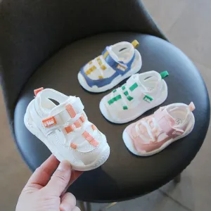 Addison Soft Sole Mesh First Walker Shoes