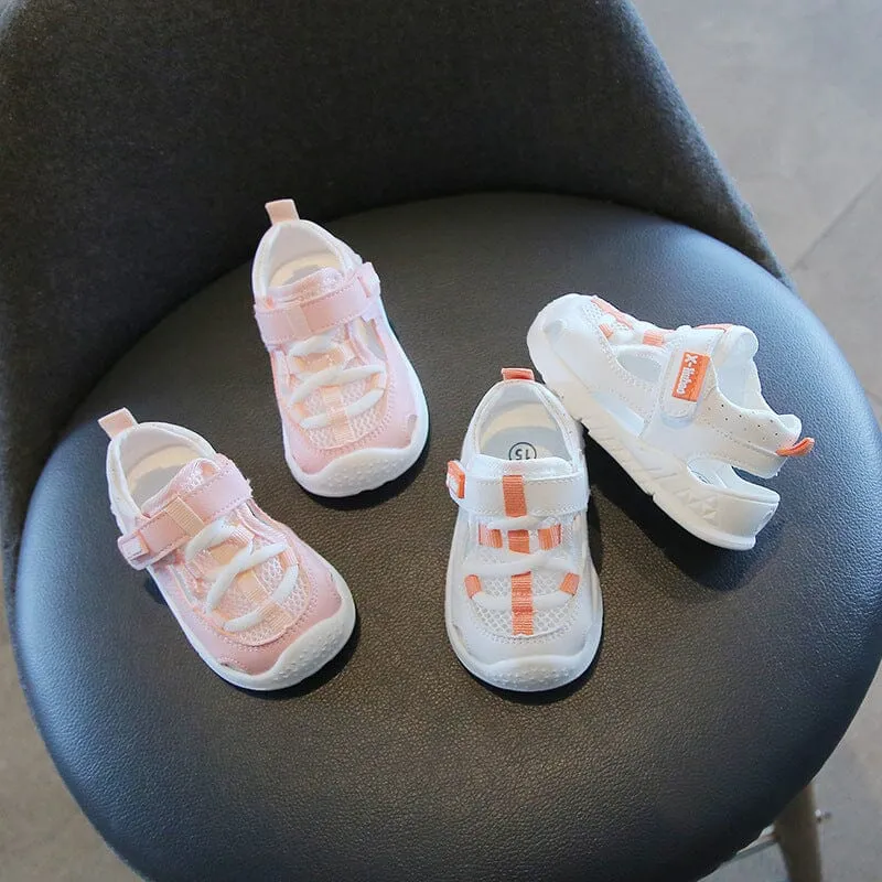 Addison Soft Sole Mesh First Walker Shoes