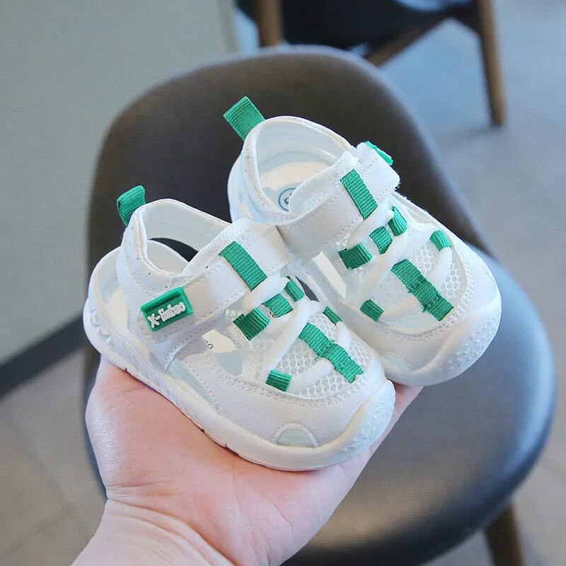 Addison Soft Sole Mesh First Walker Shoes