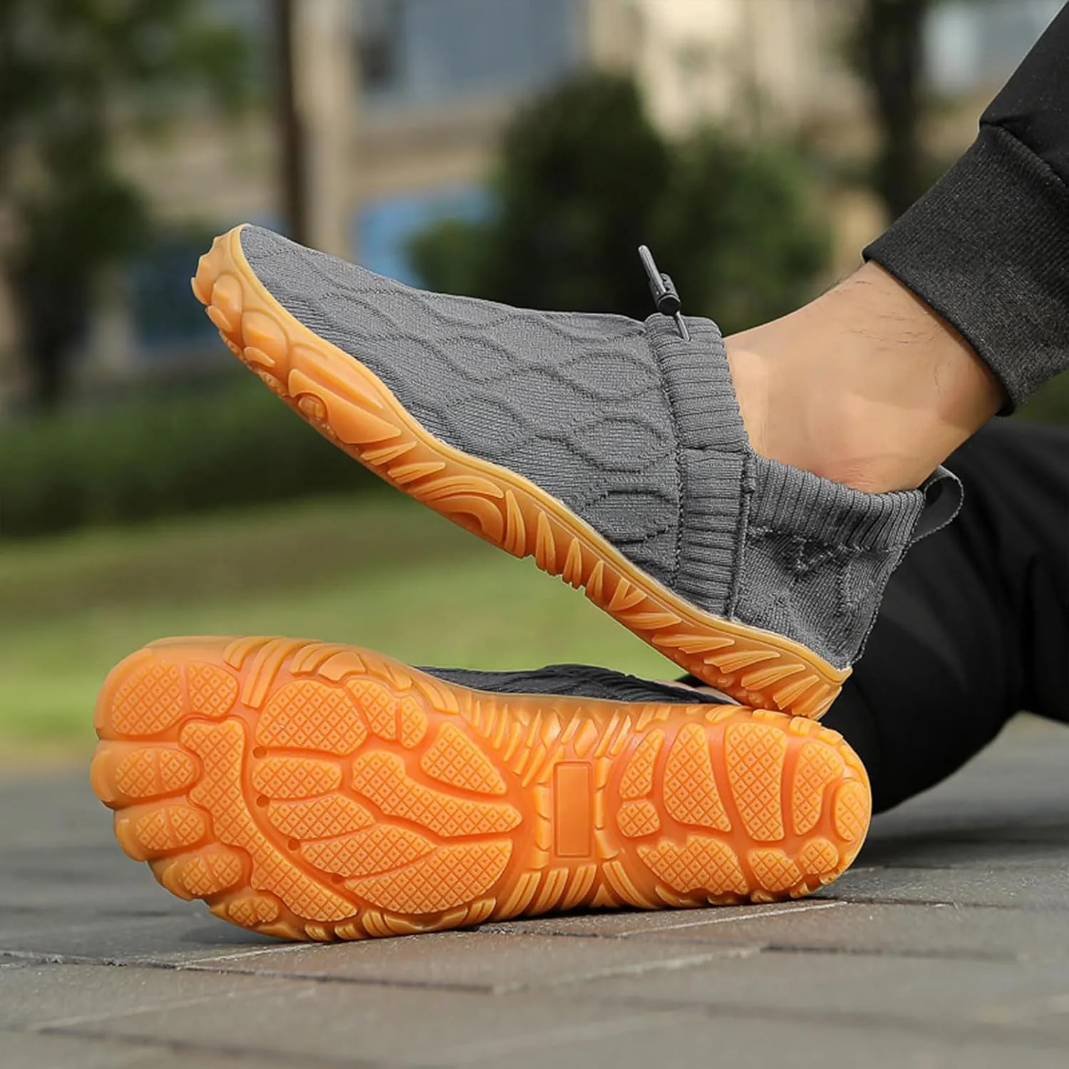Barefoot Water Shoes for Men Minimalist Comfortable for Beach Outdoor Hiking Aqua Swim Pool River Boat Travel Running Walking Sneakers