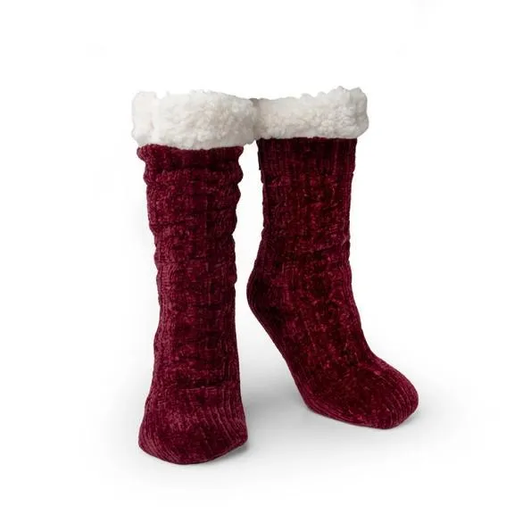 Beyond Soft Chenille Slipper Socks