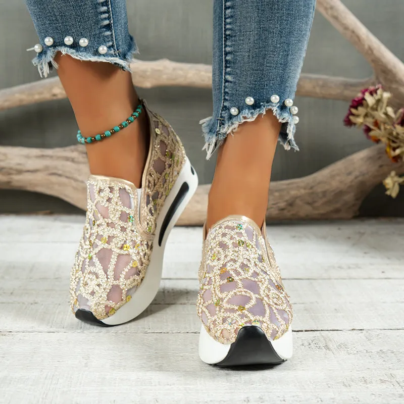 Hollow Pattern Sneakers
