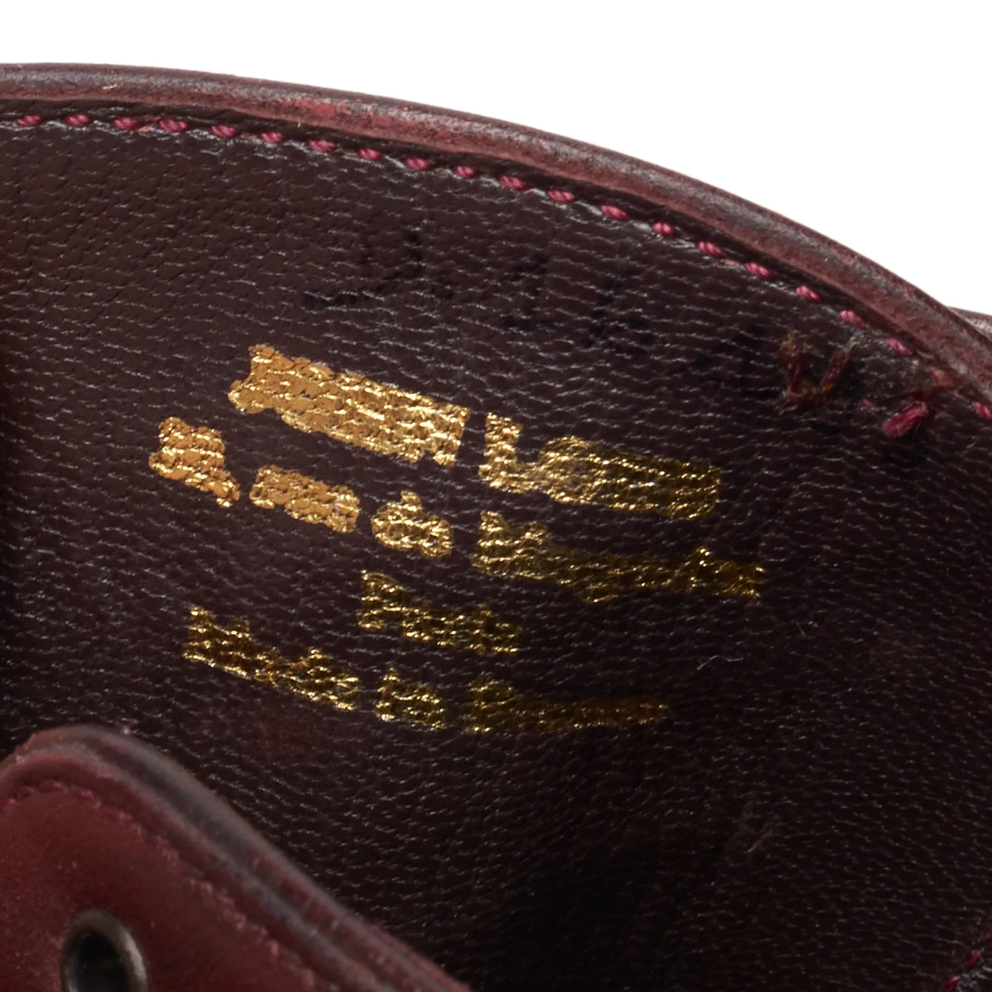 JOHN LOBB Paris Bespoke Dark Cherry Leather Oxford Shoes 7.5D US 8.5 NEW