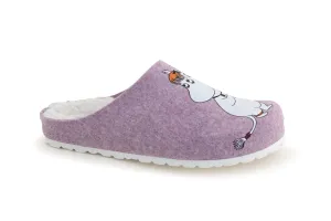 Moomin Felt Slippers Snorkmaiden Lilac