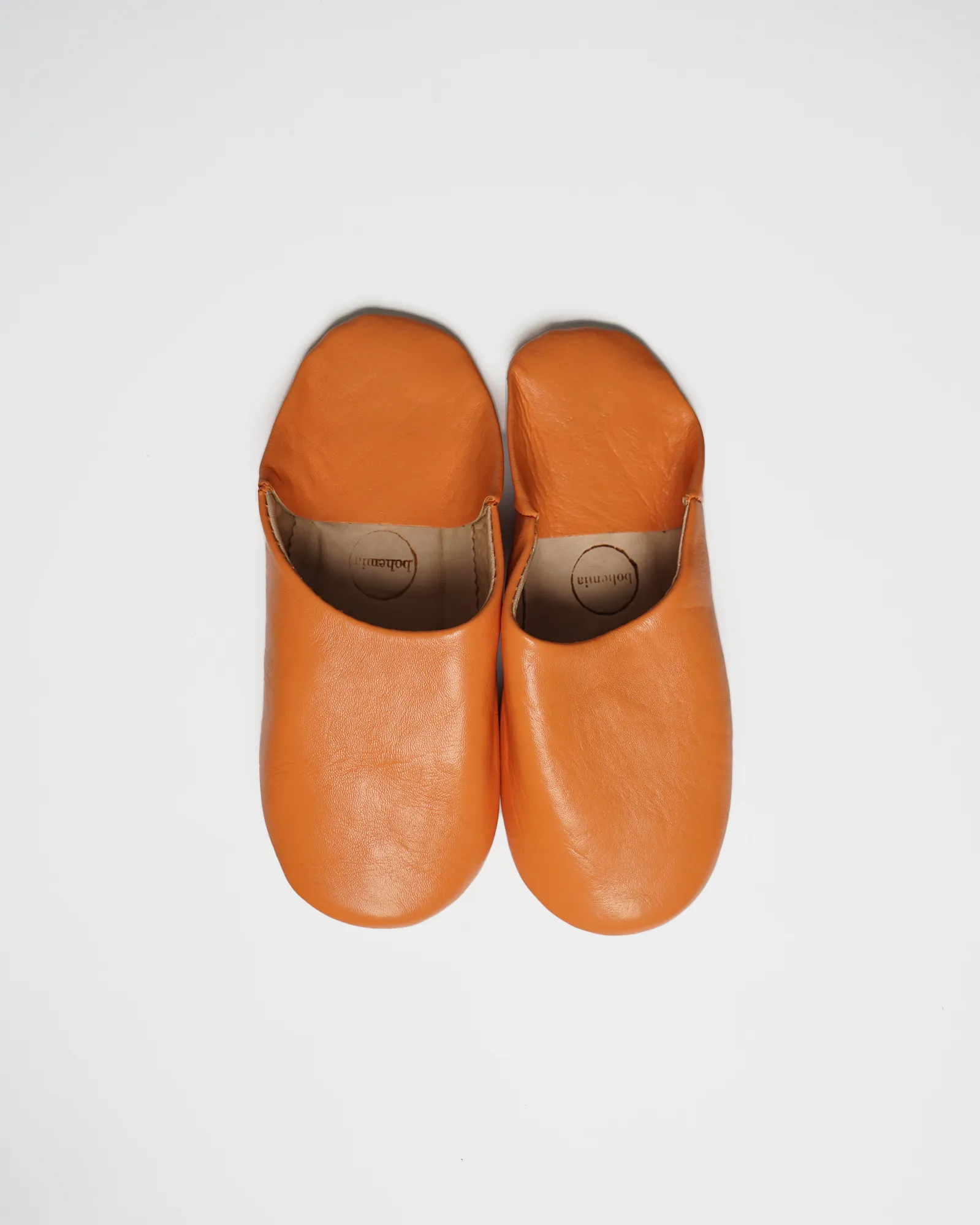Moroccan Babouche Basic Slippers / Clementine