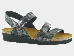 Naot Womens Kayla Metallic Onyx Leather