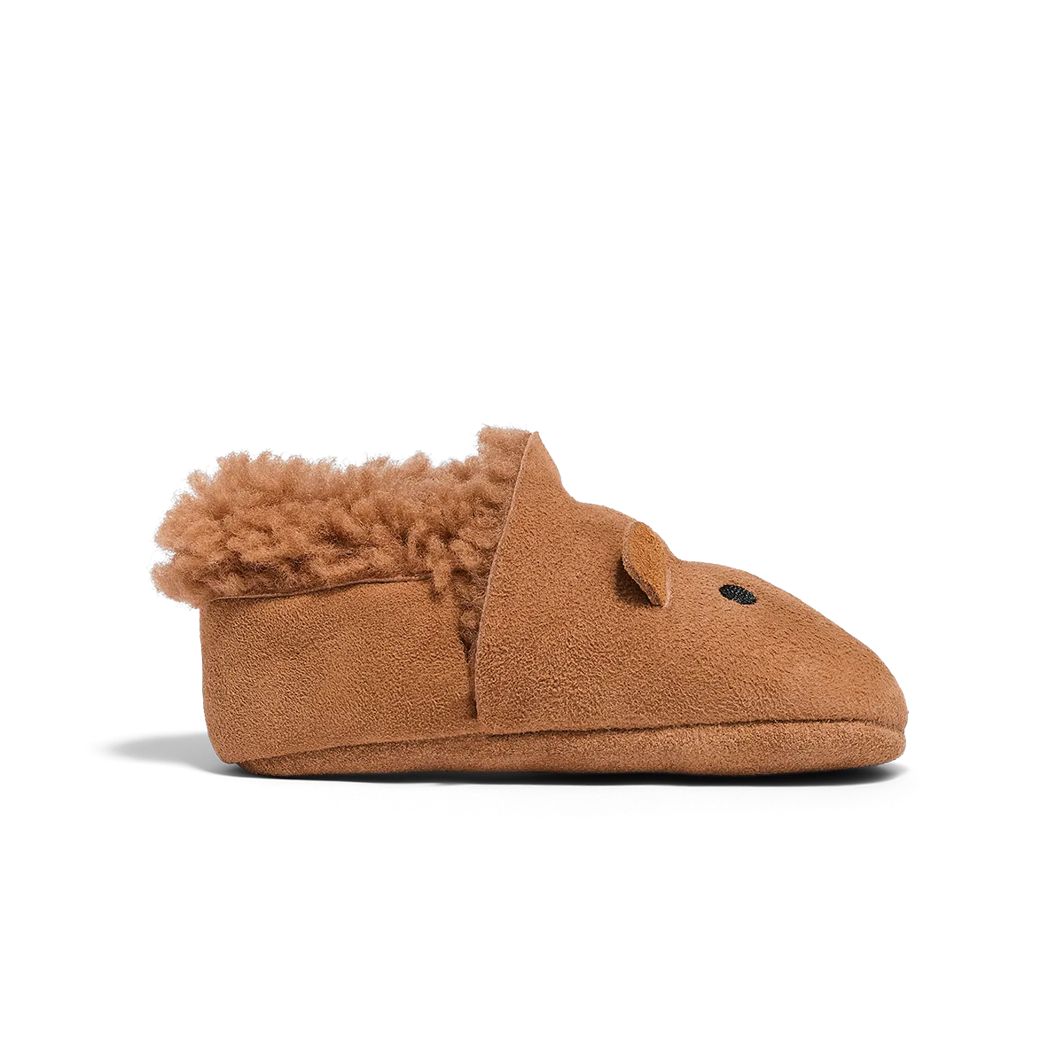Pretty Brave Cosy Moc Baby Slippers (Tan)