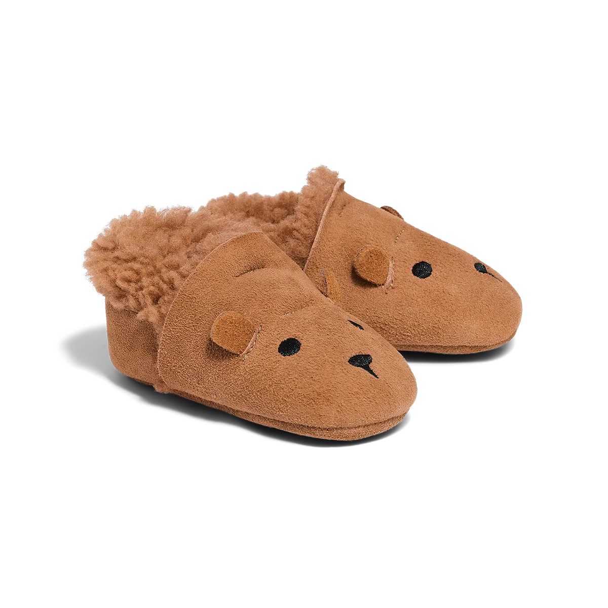 Pretty Brave Cosy Moc Baby Slippers (Tan)
