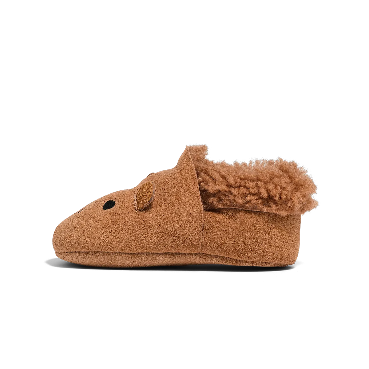 Pretty Brave Cosy Moc Baby Slippers (Tan)