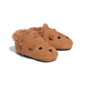 Pretty Brave Cosy Moc Baby Slippers (Tan)