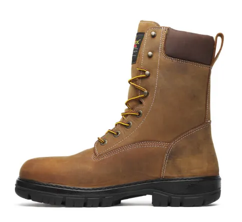 Thorogood Genesis Series – 8″ Chestnut – Nano Safety Toe – Waterproof – Insulated