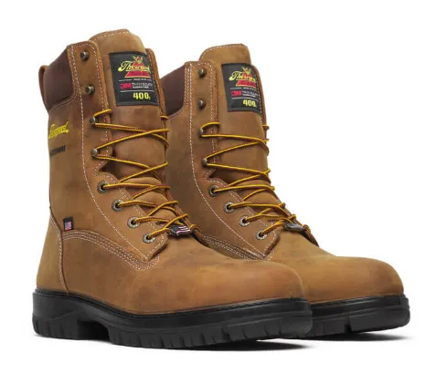 Thorogood Genesis Series – 8″ Chestnut – Nano Safety Toe – Waterproof – Insulated